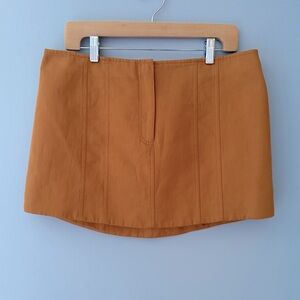 A.L.C. Pia Mini Skirt - Bronze
